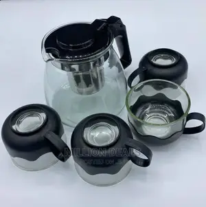 5-in-1 Tea Pot With Cups Infusion