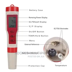 Ph Meter 4 in 1 Digital Tester