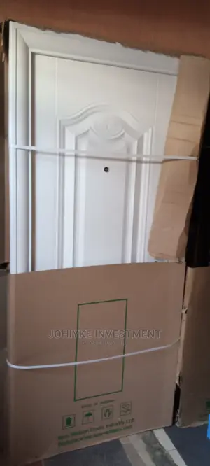 High Quality Single Live Whitesecurity Door