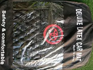 Toyota Floor Mat Black and Red