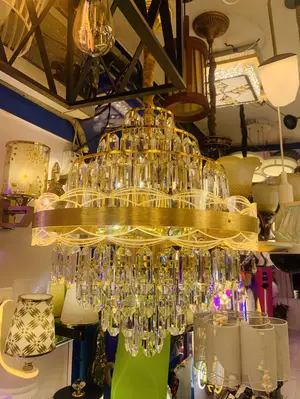 Led Crystal Chandelier Light 