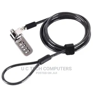 Notebook Cable Lock 4 Digit Combination Computer Lock