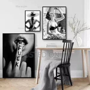 Black and White Fashion Wall Art