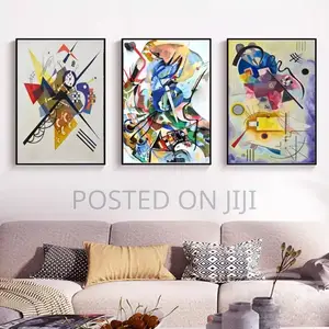 Vintage Wassily Kandinsky Famous Abstract Painting