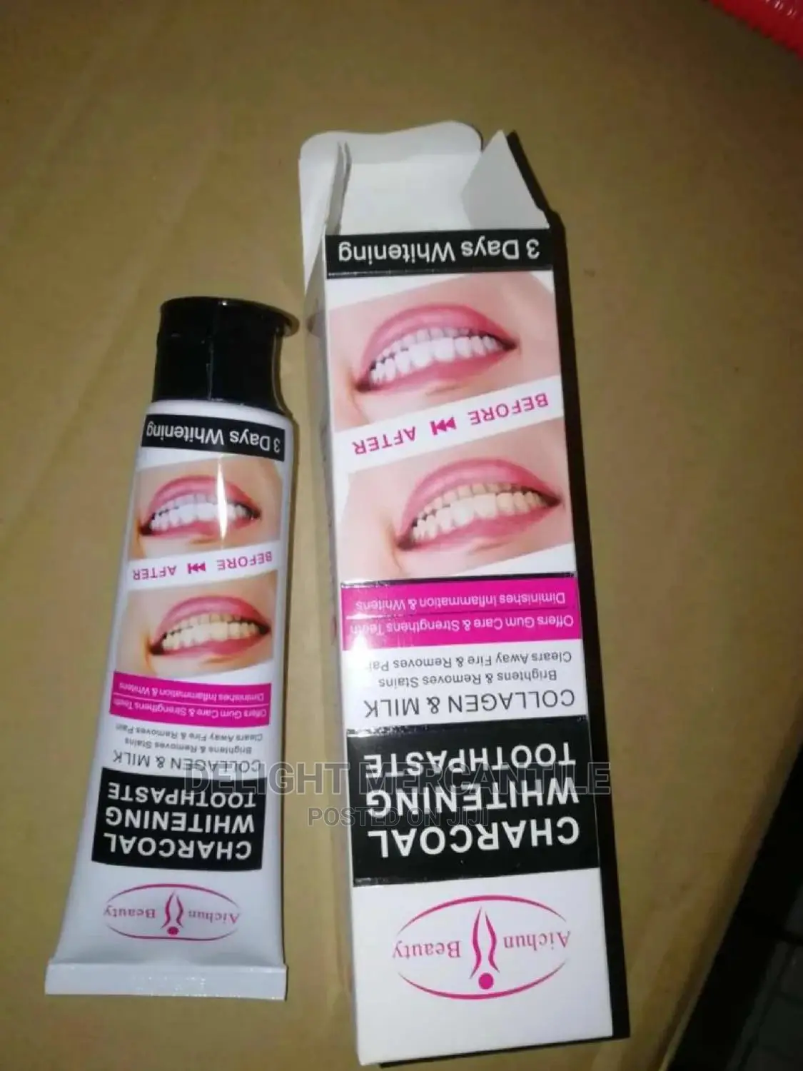 Miracle Teeth Activated Organic Charcoal Toothpaste