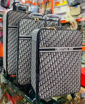 3pcs Set Christian Dior Classic Luggage/Traveling Bag