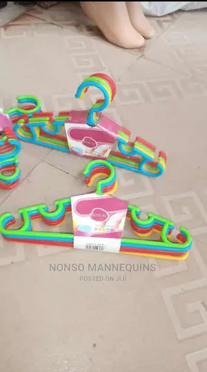 Colourful Kids Plastic Hangers