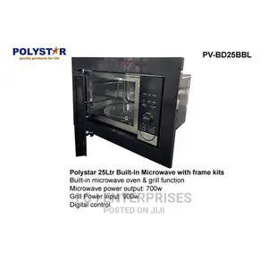 Polystar 25litr Built-in Microwave Oven Grill Function