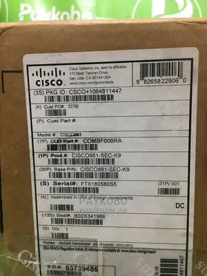 Cisco 881 Sec Ethernet Security Router