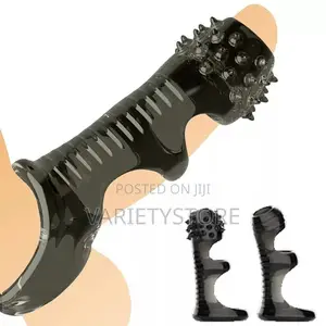 Silicone Reusable Penis Sleeve Extender Delay Ejaculation