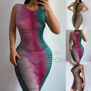 Sexy Women Sleeveless Bodycon Pencil Dress