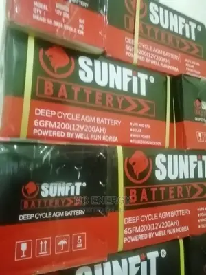 12v 200ah Sunfit Battery Available