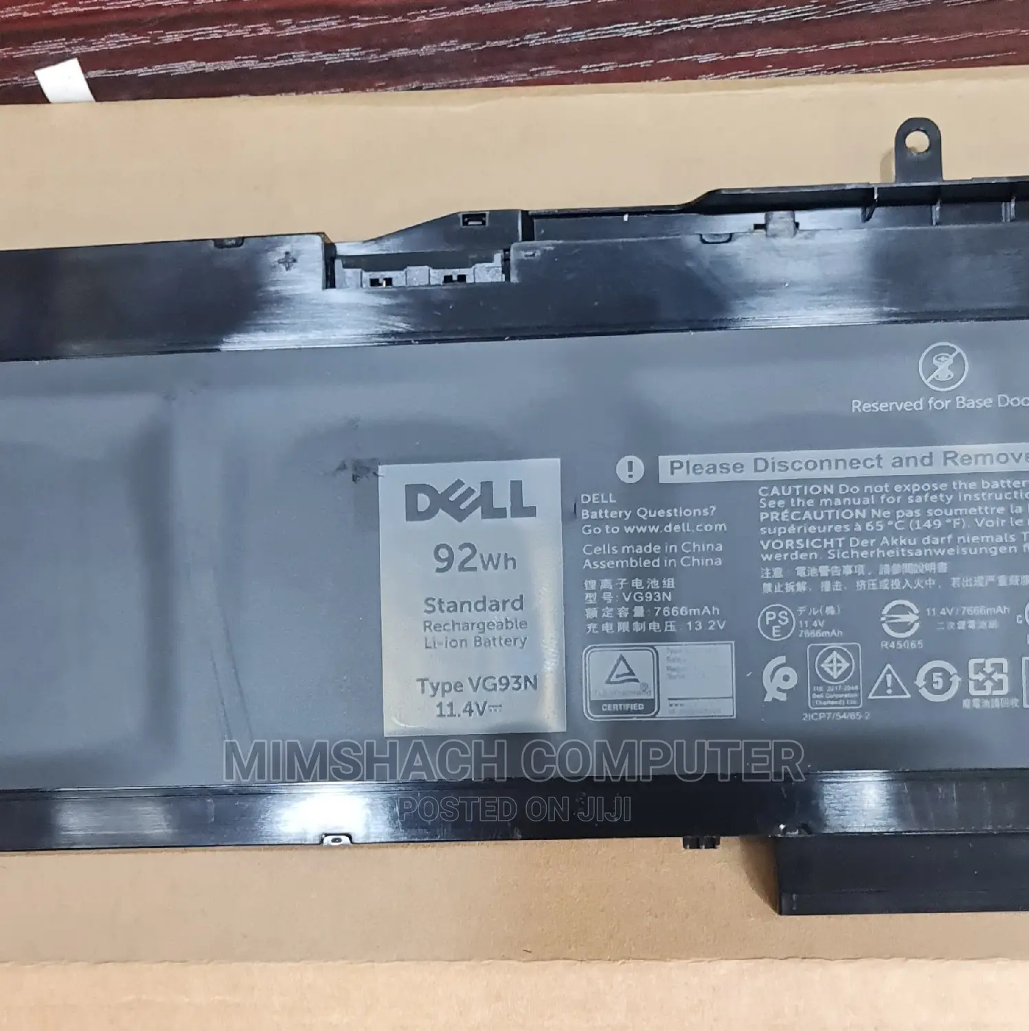 Dell Precision 15 3520 3530 E5580 E5590 5591 Battery