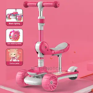 Scooter Kids With Smooth LED Light Wheels