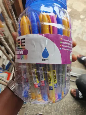 Rainbow Biro Pens - 50 Pieces