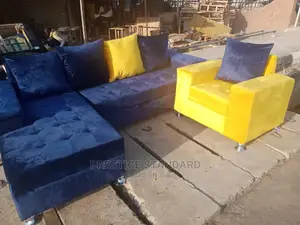 A Standard L Shape, Made With Quality Velvet