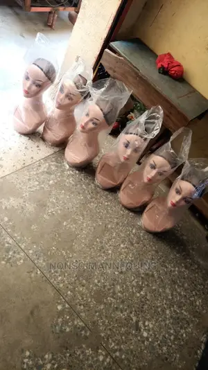 Plastic Head for Wigs Display and Hats