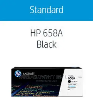 HP 658A (W2000A) Black Original Laserjet Toner Cartridge