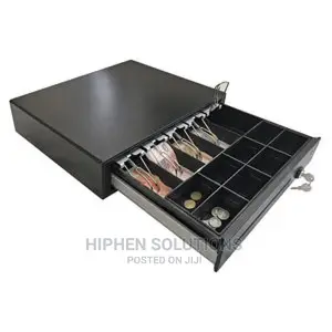 Electronic Cash Drawer Cash Register POS 4 Bills 5 Coins