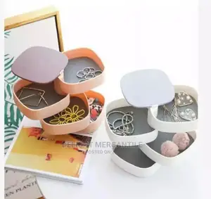 Rotating Jewelry Grocery Box Organizer