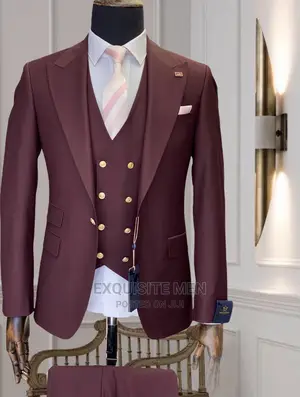 Exquisite Plain Men Suit