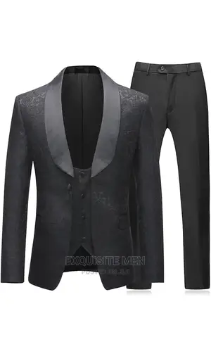 Turkish Tux Black Men Suits