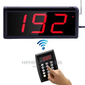 Wireless Queue Number Display / Calling System