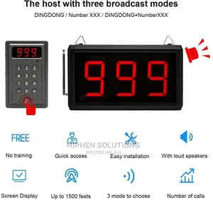 Wireless Queuing Pager System