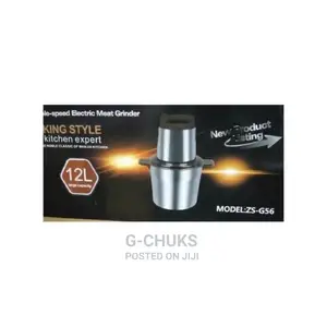 King Style 12L Yam Pounder, Tiger Nut Grinder and Dry Grind