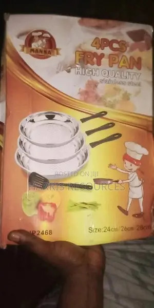 3pcs Stainless Frying Pan +Non Stick Spoon
