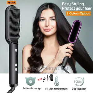 Ubeator 2-in-1 Hot-air Hair Styling Comb Straightener