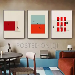 Humorous Posture Prints Modern Wall Colorful Pictures