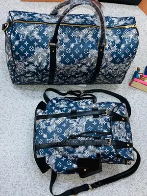 Real Luxury Lacoste and Louis Vuitton Duffle Bag and Backbag