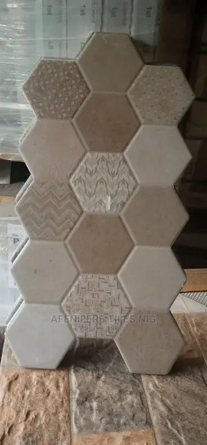 Internal and External Hexagon Wall and Floor Tiles