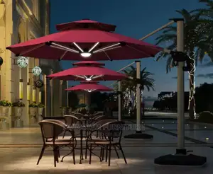 New Modern Canopy Umbrellas With Solar Led Lights