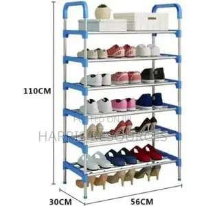 6 Layers Steel Shoe Rack