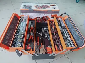 168pcs Tool Set With Metal Box 5 Tier Cantii-Lever