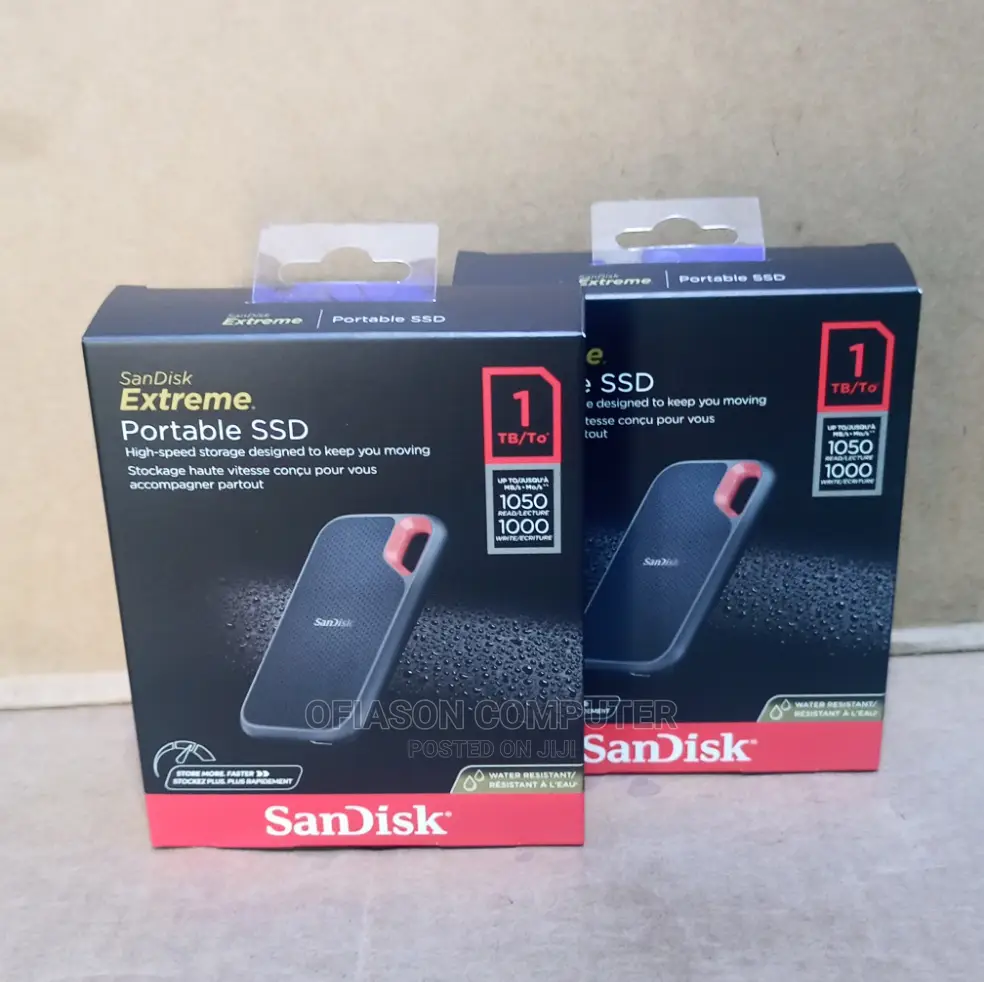 Sandisk Extreme Portable Ssd 1tb (1050mb)
