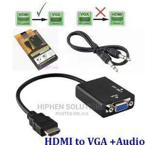 HDMI to VGA Audio Converter Adapter