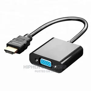 HDMI Male to VGA Female Video Converter Adapter Cable Black