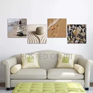 4 Panel Romantic Beach Theme