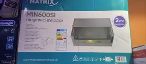Matrix MIN600SI Buit-In/ Intergrated Extactor Silver Color
