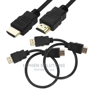 HD Short HDMI Male to Male Plug Flat Cable Cord for Audio