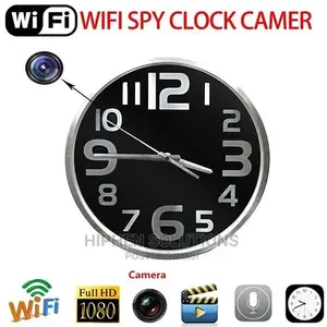 Wifi Wall Clock With Disguised Camera and Integrated Record