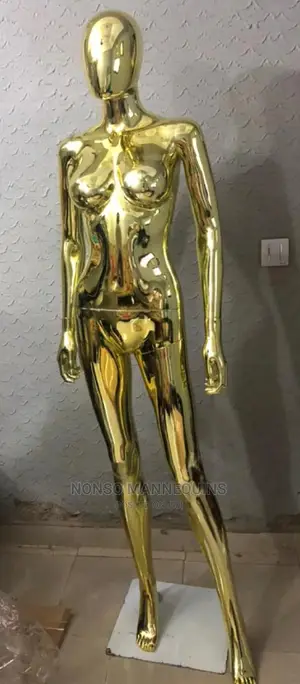Size 8 Pure Gold Chrome Faceless Display MANNEQUINS