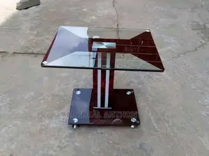 Portable Glass Side Stool