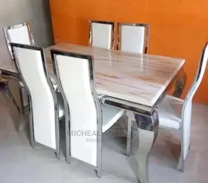 Complete Set of Marble Dinning by 6