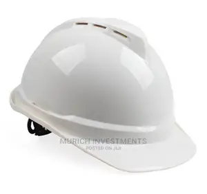 Safety Helmet White Cap Shell With Air Vent