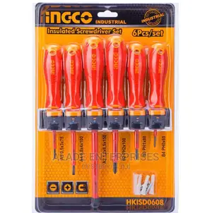 Ingco 6pcs Insulated Electrician Screwdriver