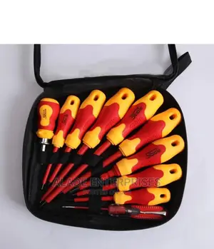10pcs Insulated Electrician Screwdriver With Aluminum Frame,